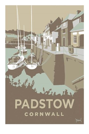 Framed Padstow 2 Print