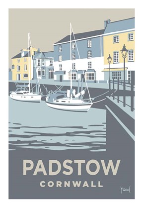 Framed Padstow 3 Print