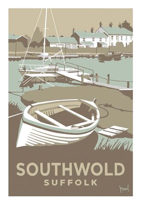 Framed Southwold Harbour 1 Print
