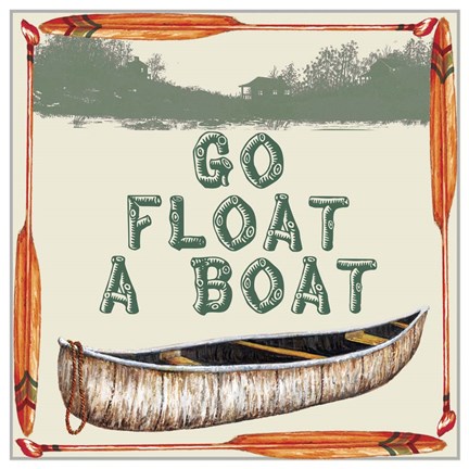 Framed Float A Boat Print