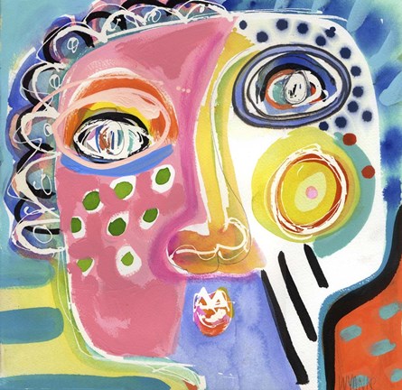 Framed Miss Betty&#39;s Aunt Hilda Print