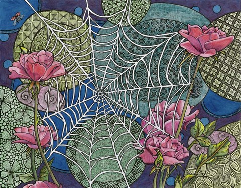 Framed Night Weaving Print