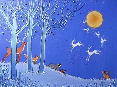 Framed Edge Of The Forest Print