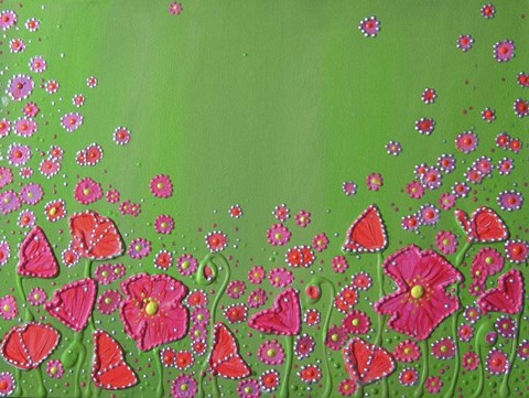 Framed Hot Pink Summer Print