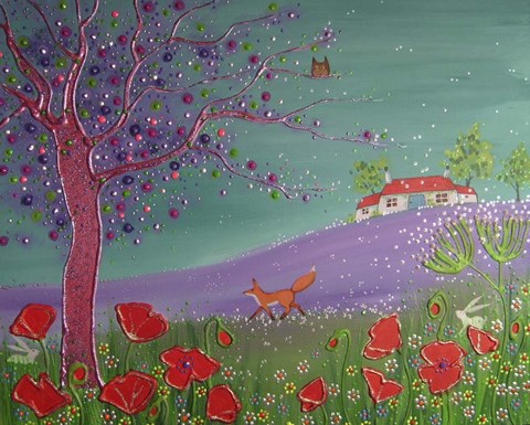 Framed Lilac Summer Print