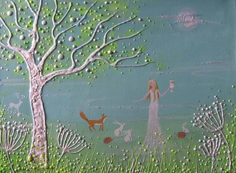 Framed Misty Morning Magic Print