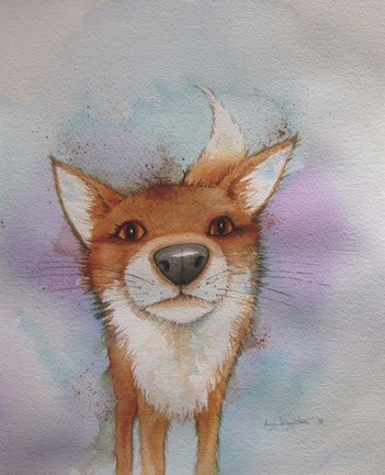 Framed Nosey Fox Print