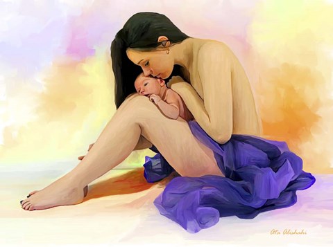 Framed Mother Love Print