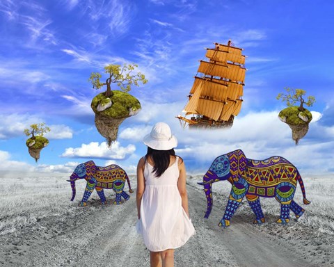 Framed Wonder World Print