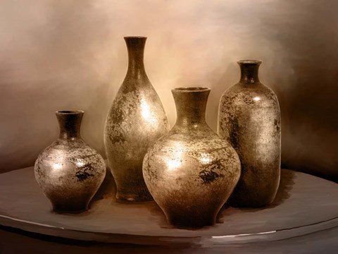 Framed Beautiful Vases Print