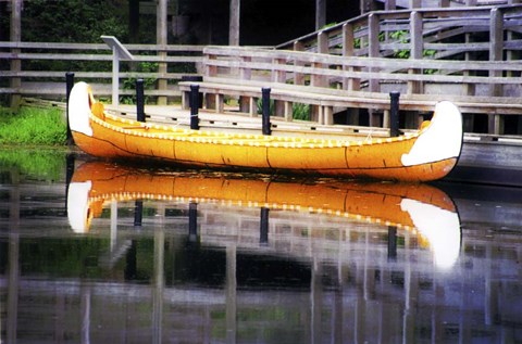 Framed Canoe Print