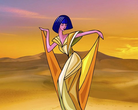 Framed Desert Goddess Print