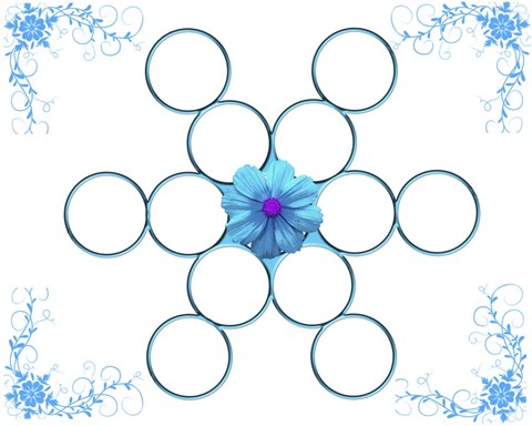 Framed Nature Geometry 2 Print