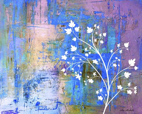 Framed White Branch Print