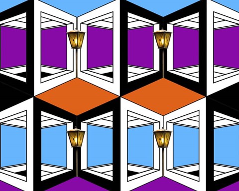 Framed Geometry 332 Print