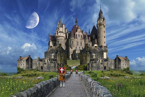 Framed Prince Castel Print