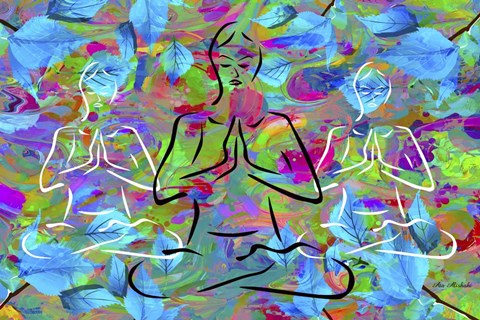 Framed Color Explosion 15 Print