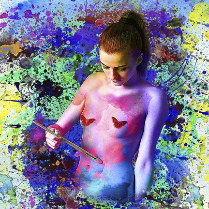 Framed Color Bath Print