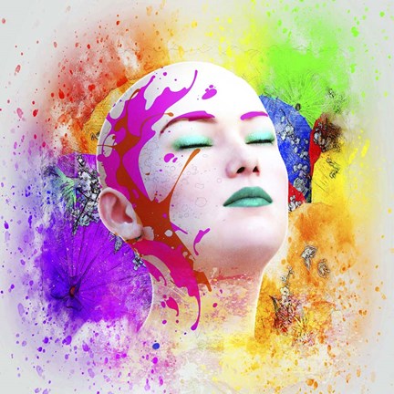 Framed Colors Dream Print