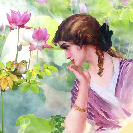 Framed Lady Bird Print