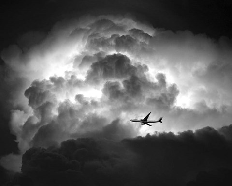 Framed Stormy Cloud Print