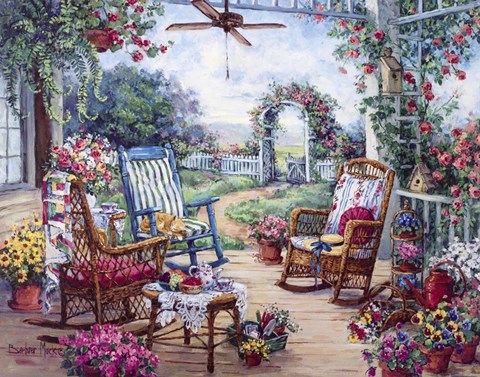 Framed Tea Party Print