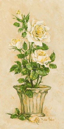 Framed Shades of Rose I Print