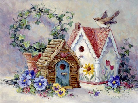Framed Birdhouse Collection 1 Print