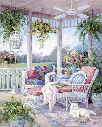 Framed Victorian Poetry Print