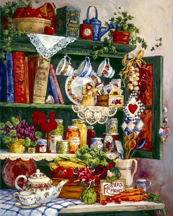 Framed Grandma&#39;s Cupboard Print