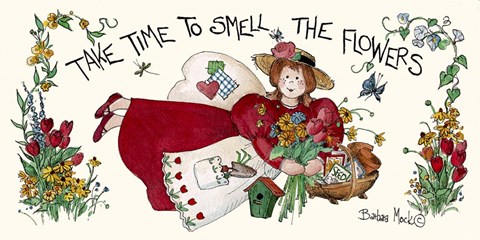 Framed Take Time Print