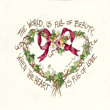 Framed World is Full of Beauty Print