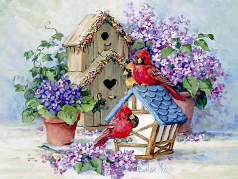 Framed Cardinal&#39;s Home Print