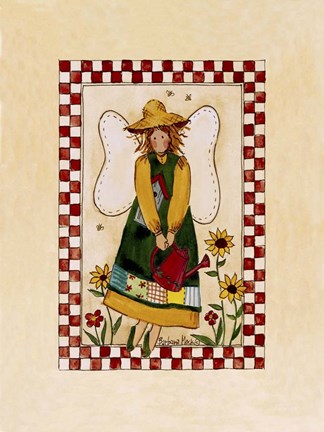 Framed Sunflower Angel Print