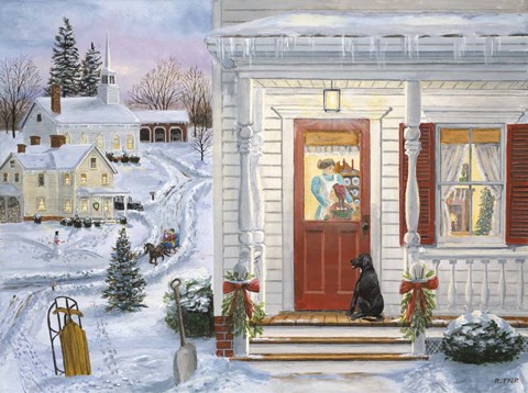 Framed Patiently Waiting Print