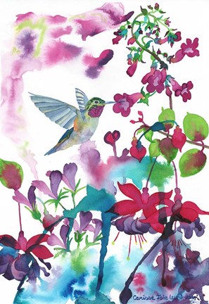 Framed Luminous Love Print