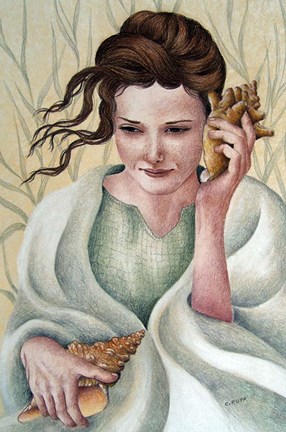 Framed Ocean Music Print