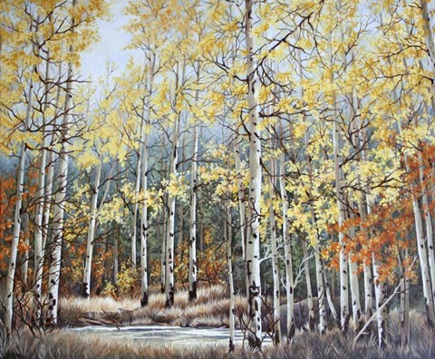 Framed New Aspen Grove Print