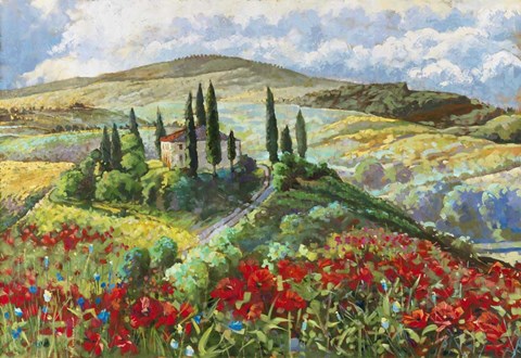 Framed Val d'Orcia Print