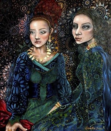 Framed Wallflower Muses Print