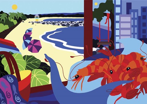 Framed Let The Good Times Roll Print