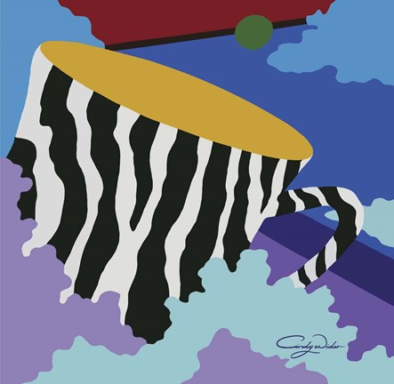 Framed My Zebra Cup Print