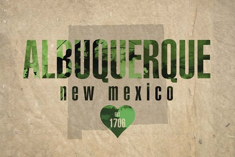 Framed Albuquerque Print