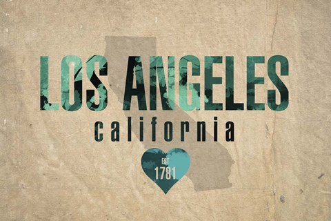 Framed Los Angeles Print