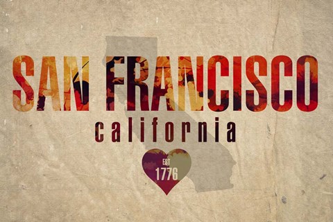 Framed San Fran Print