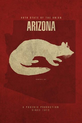 Framed AZ State of the Union Print