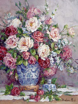 Framed Her Majesty&#39;s Roses Print