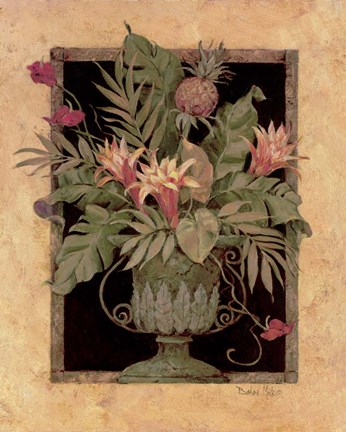 Framed Framed Tropical Arrangement II Print