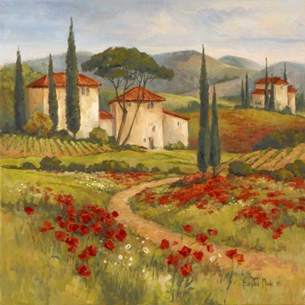 Framed Tuscan Dream I Print