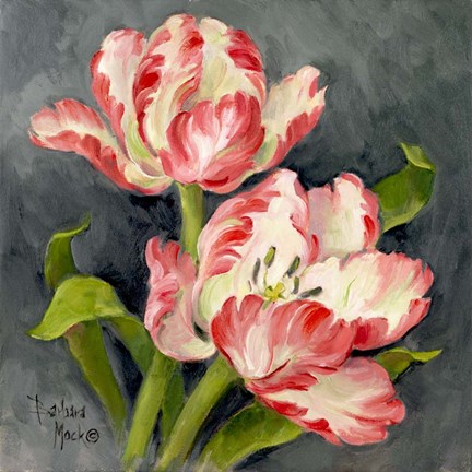 Framed Pink Tulips Print